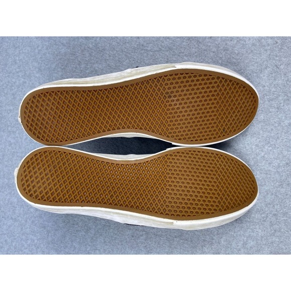 Vans Black Geometric Aztec Canvas Sneaker Shoe Mens 7 Womens 8.5 Vintage - Picture 8 of 11